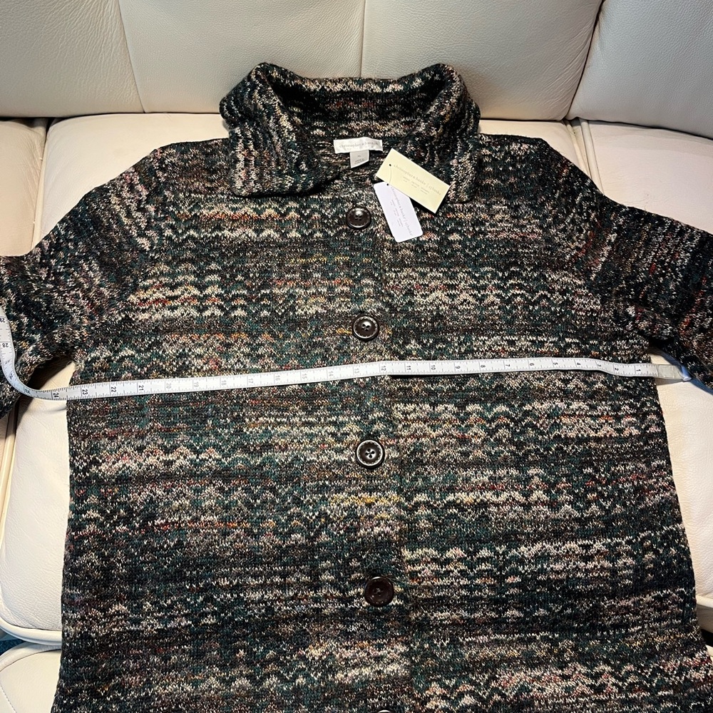 Christopher & Banks Multicolor Patterned Cardigan - Picture 3 of 8